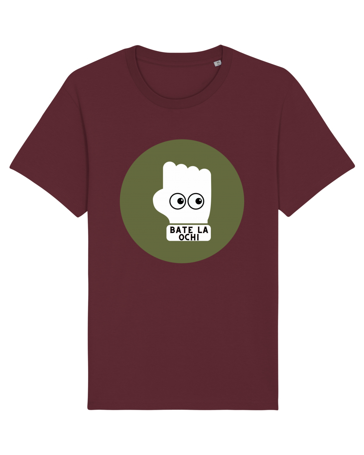 Tricou mânecă scurtă Unisex Rocker Burgundy