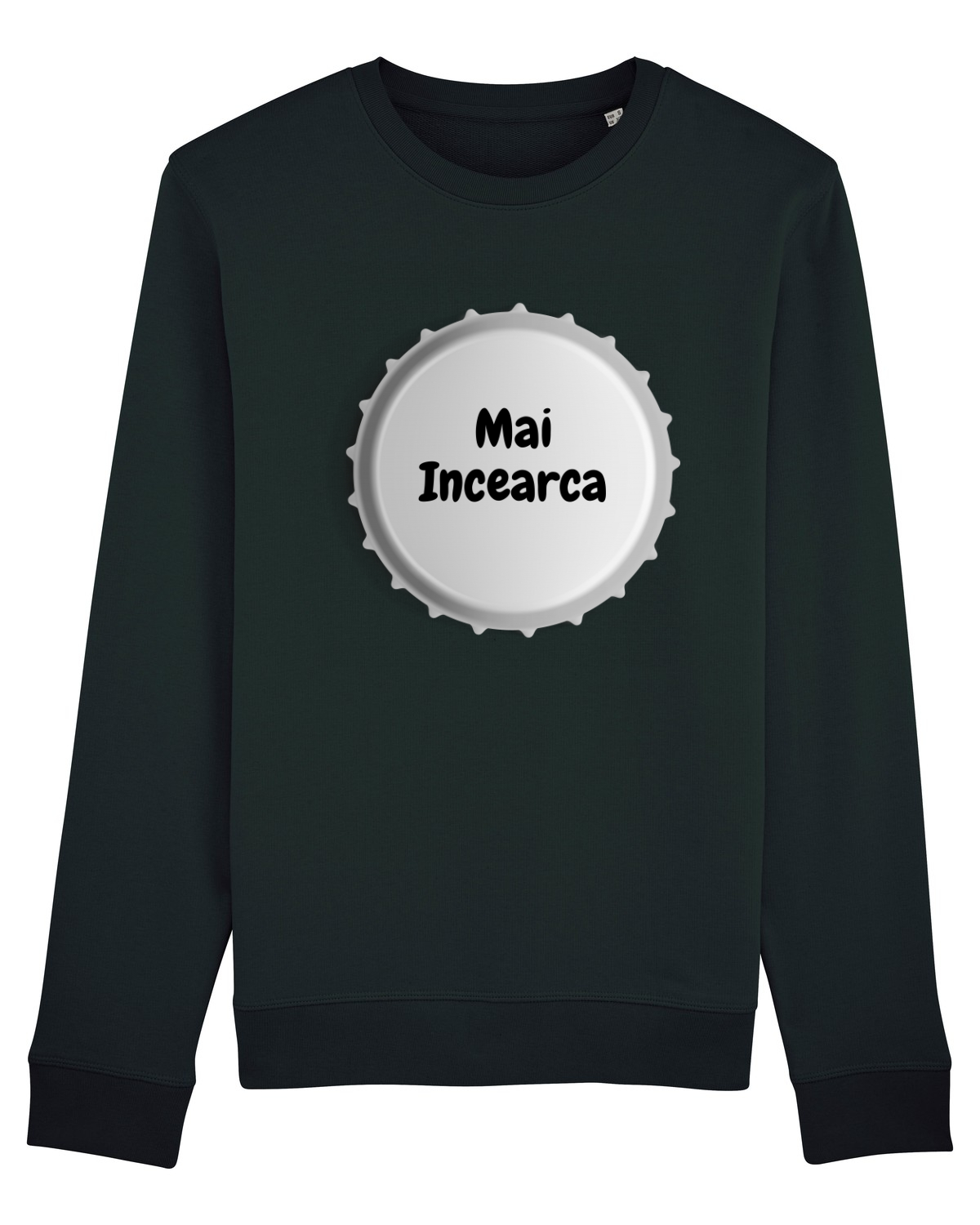 Bluză mânecă lungă Unisex Rise Black