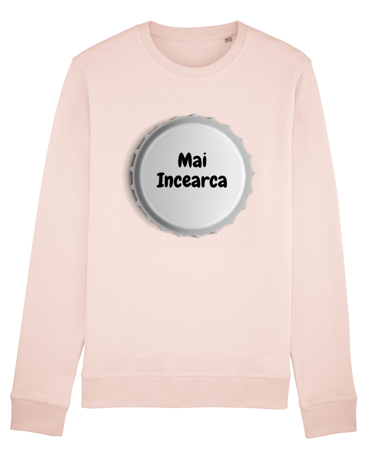 Bluză mânecă lungă Unisex Rise Candy Pink