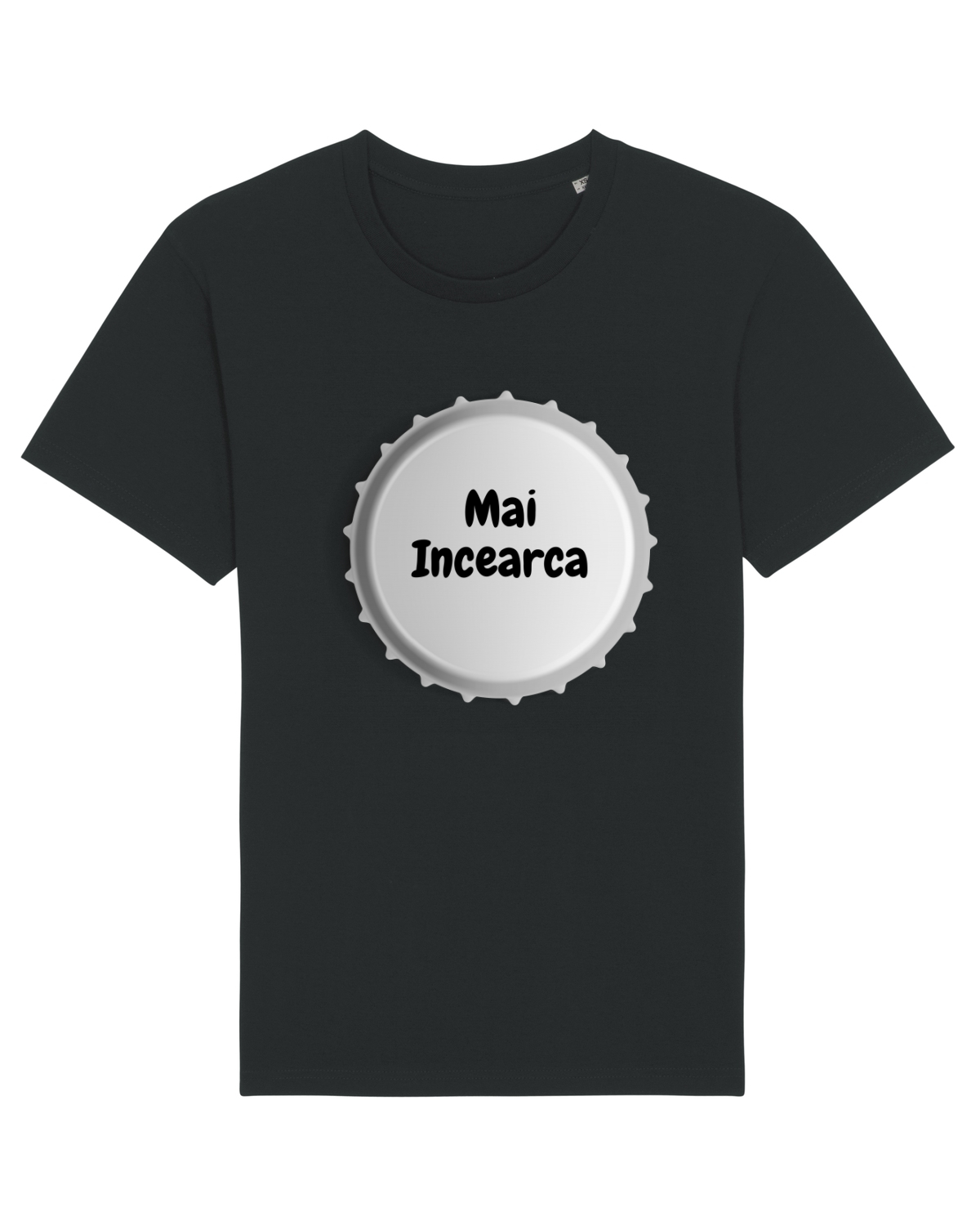 Tricou mânecă scurtă Unisex Rocker Black