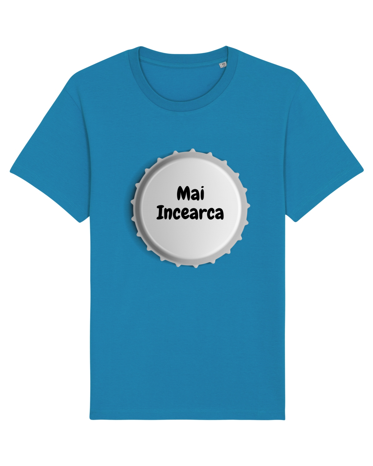 Tricou mânecă scurtă Unisex Rocker Azur
