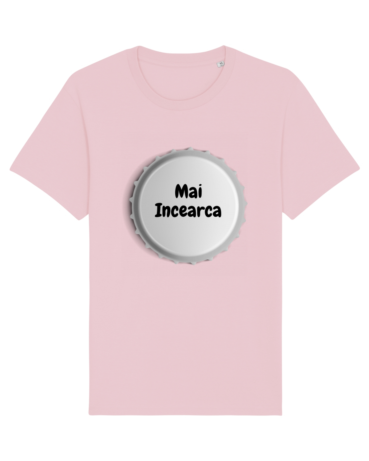 Tricou mânecă scurtă Unisex Rocker Cotton Pink