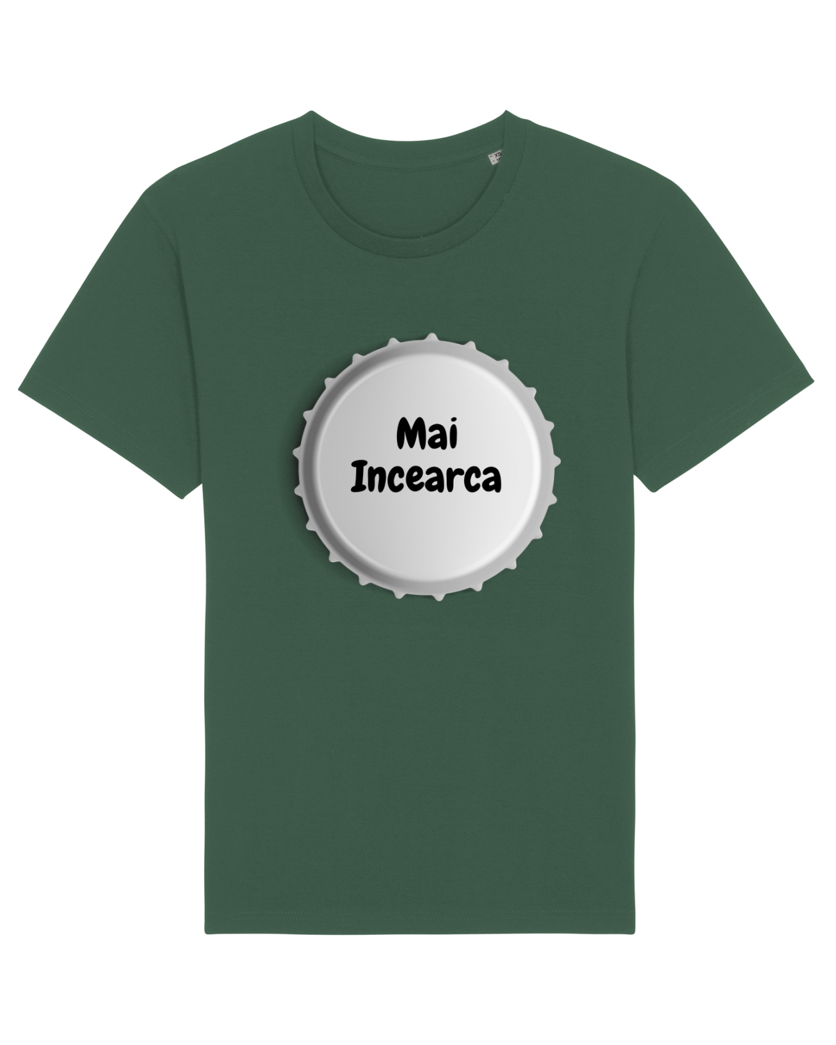 Tricou mânecă scurtă Unisex Rocker Bottle Green