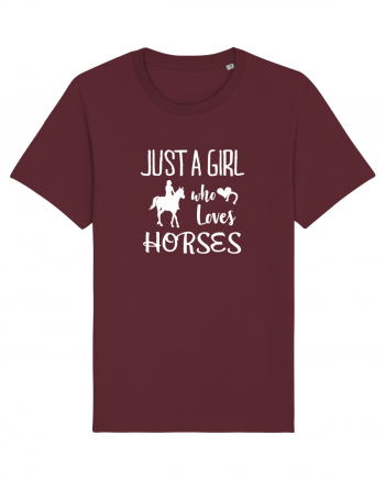 Love horses Burgundy