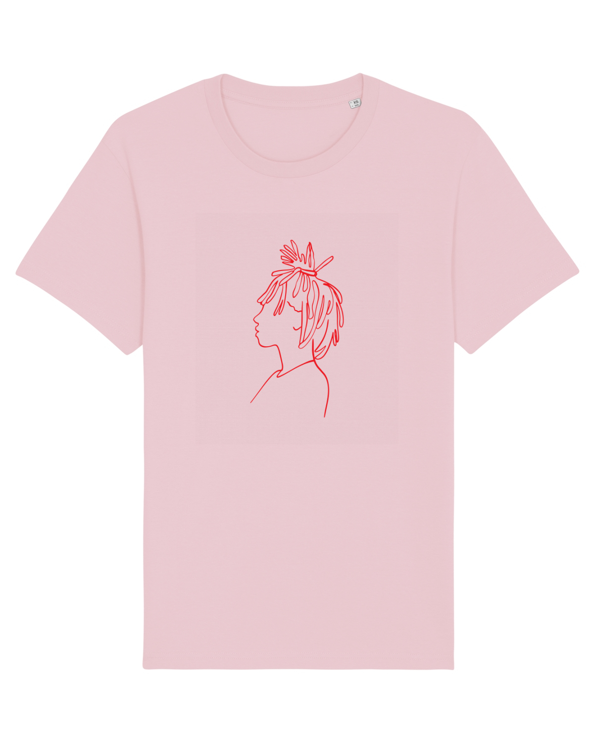 Tricou mânecă scurtă Unisex Rocker Cotton Pink