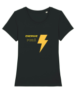 ENERGIE PURA Tricou mânecă scurtă guler larg fitted Damă Expresser