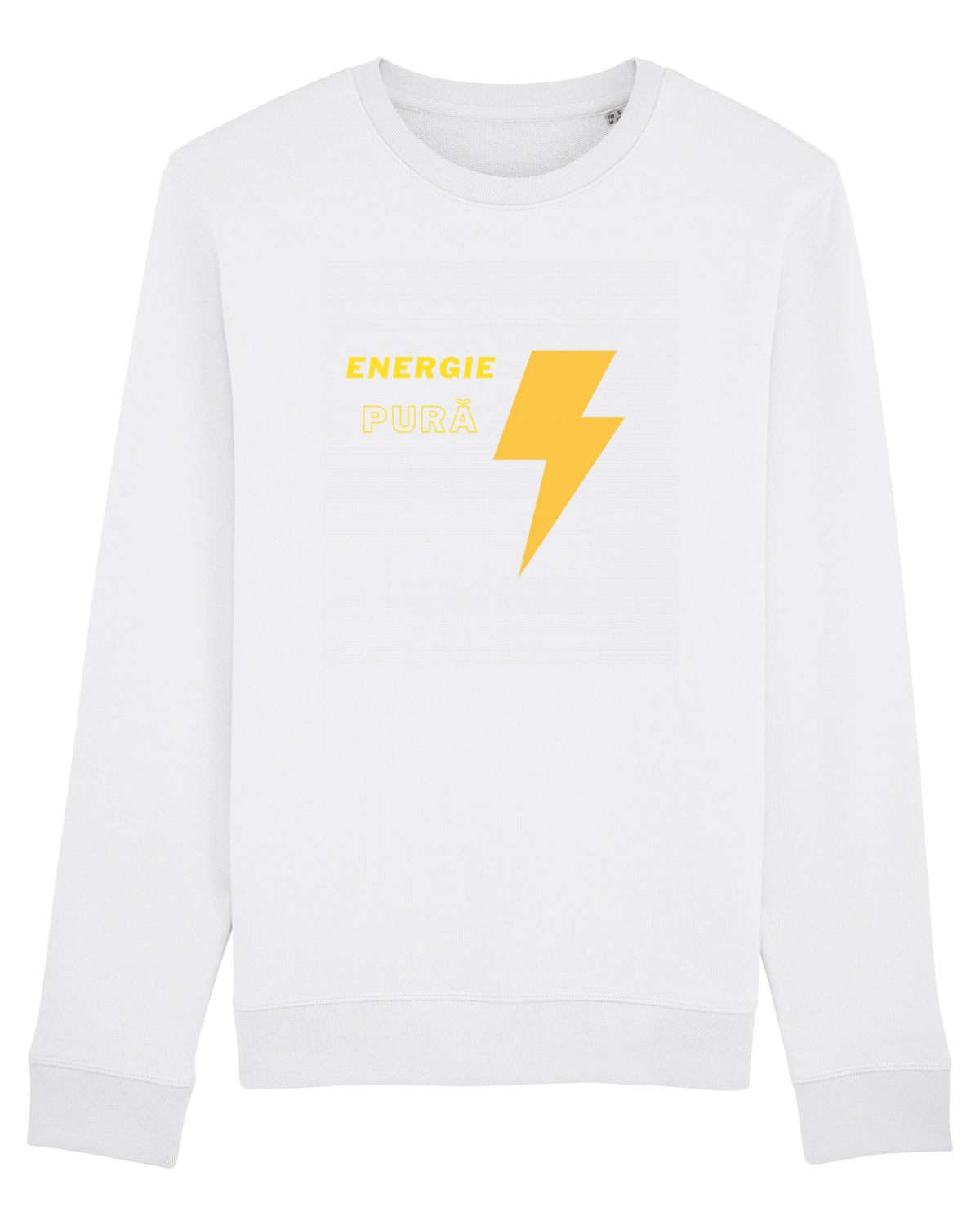 Bluză mânecă lungă Unisex Rise White