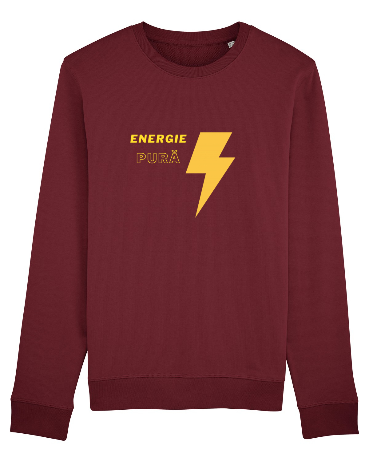 Bluză mânecă lungă Unisex Rise Burgundy