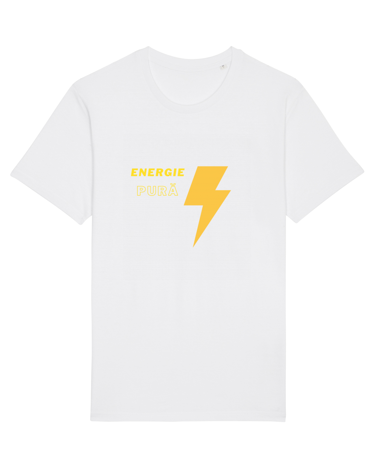 Tricou mânecă scurtă Unisex Rocker White