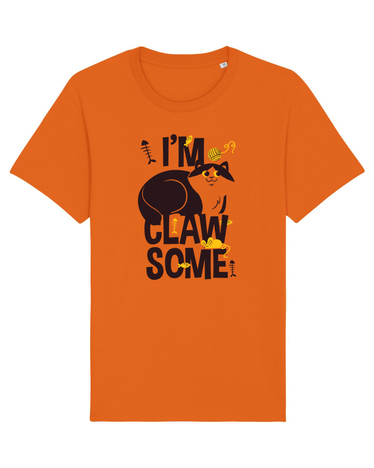 Tricou mânecă scurtă Unisex Rocker Bright Orange
