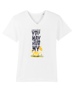 I'm Not Alladin But You May Rubb My Lamp Tricou mânecă scurtă guler V Bărbat Presenter