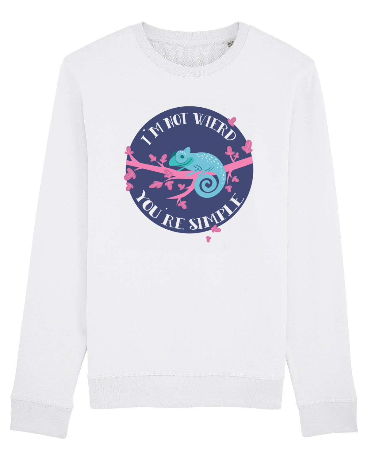 Bluză mânecă lungă Unisex Rise White