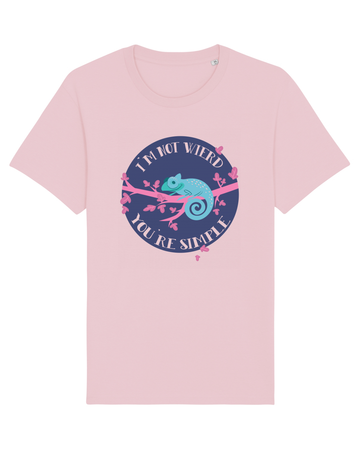 Tricou mânecă scurtă Unisex Rocker Cotton Pink