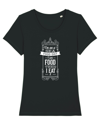 I'm On A Sea Food Diet Black