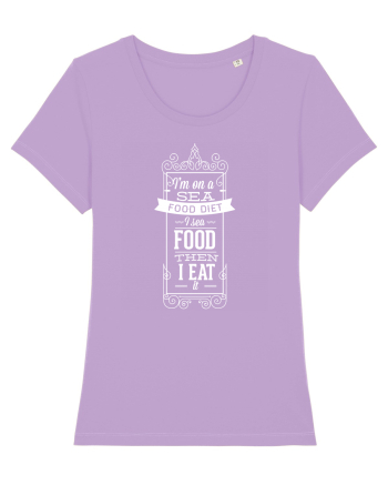 I'm On A Sea Food Diet Lavender Dawn