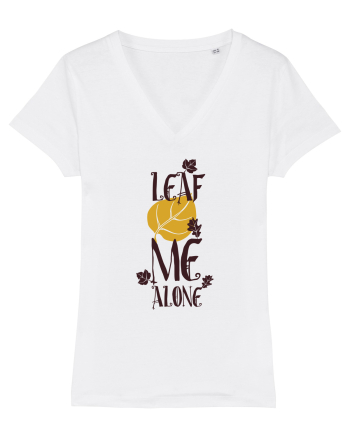 Leaf Me Alone White