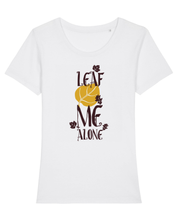 Leaf Me Alone White