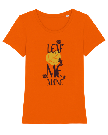 Leaf Me Alone Bright Orange