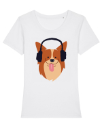 Loud Dog Tricou mânecă scurtă guler larg fitted Damă Expresser