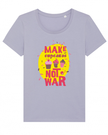 Make Cupcakes Not War Lavender