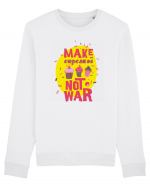Make Cupcakes Not War Bluză mânecă lungă Unisex Rise