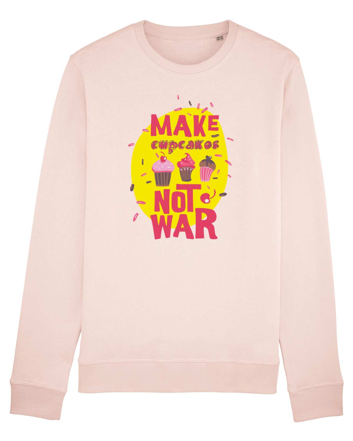 Bluză mânecă lungă Unisex Rise Candy Pink