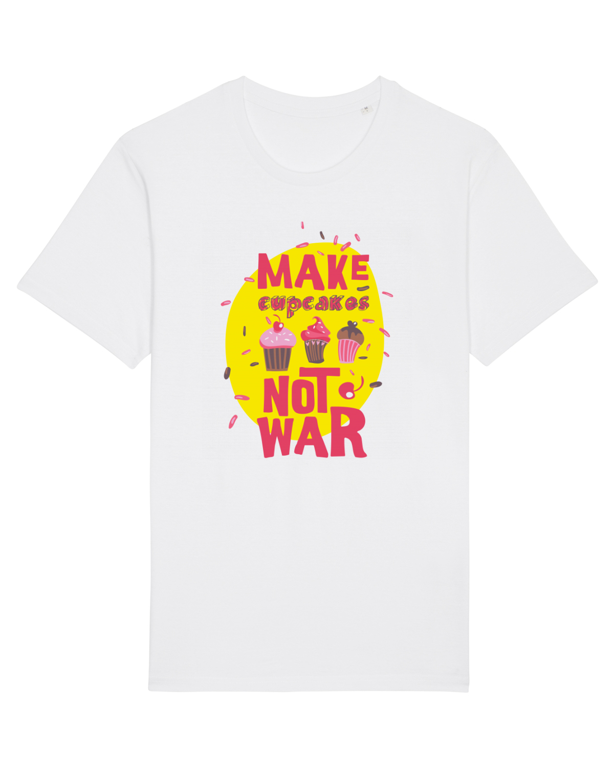 Tricou mânecă scurtă Unisex Rocker White
