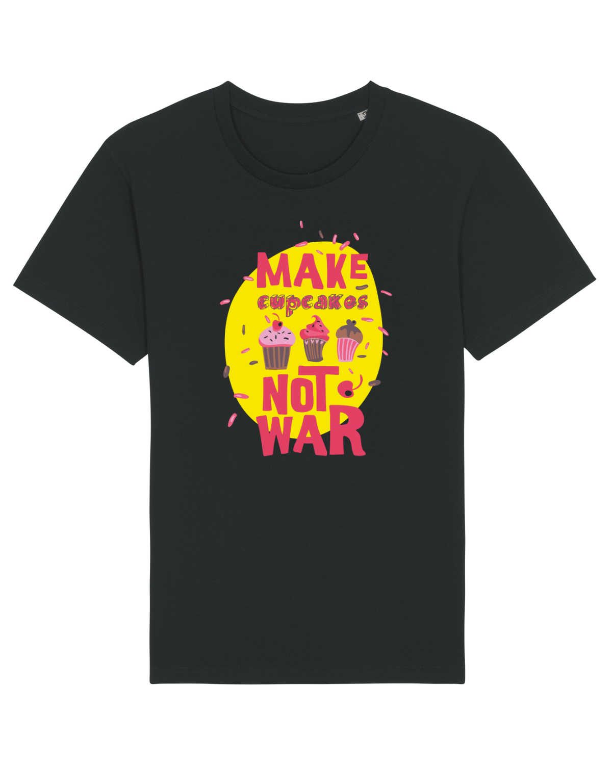 Tricou mânecă scurtă Unisex Rocker Black