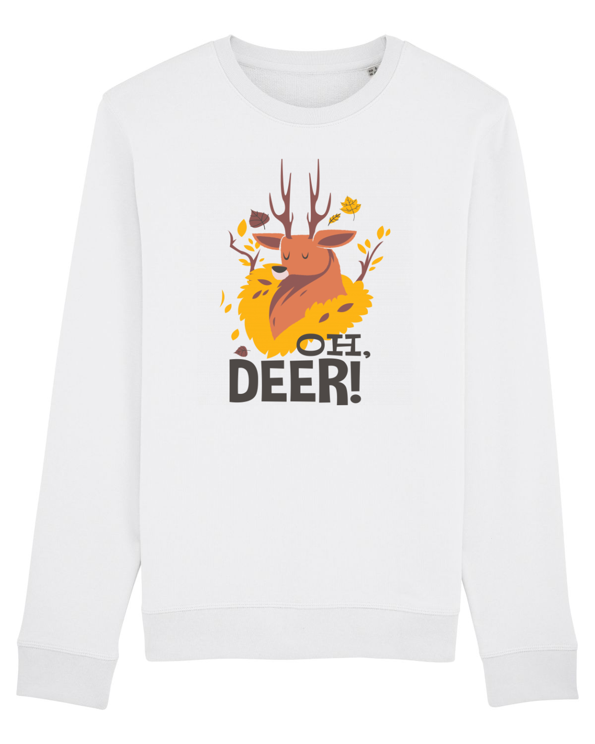 Bluză mânecă lungă Unisex Rise White