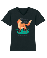 Oh, You're Installing Chrome Tricou mânecă scurtă guler V Bărbat Presenter