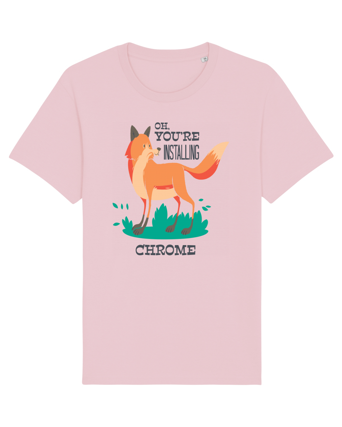 Tricou mânecă scurtă Unisex Rocker Cotton Pink