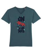 On The Web Tricou mânecă scurtă guler V Bărbat Presenter