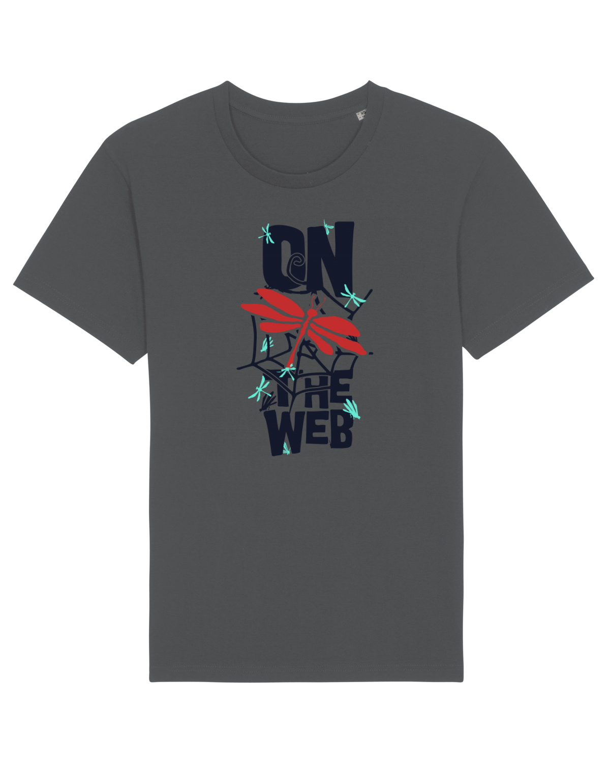 Tricou mânecă scurtă Unisex Rocker Anthracite