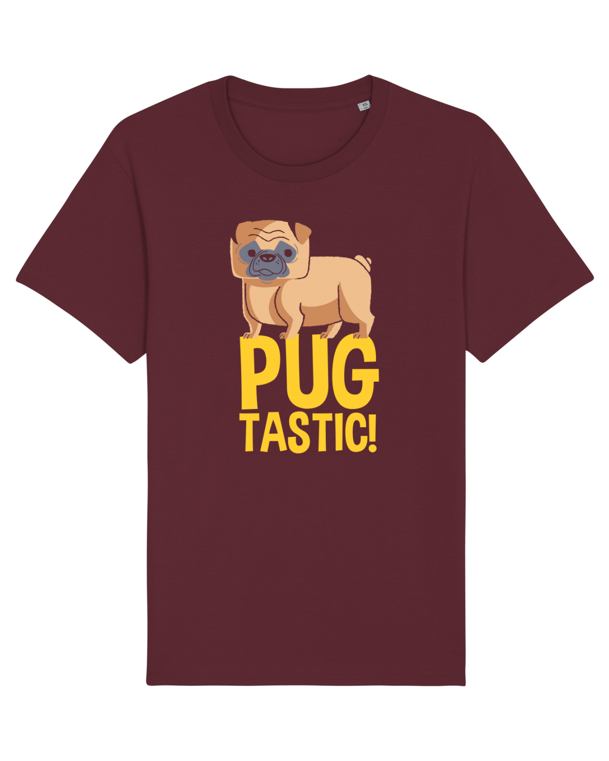 Tricou mânecă scurtă Unisex Rocker Burgundy