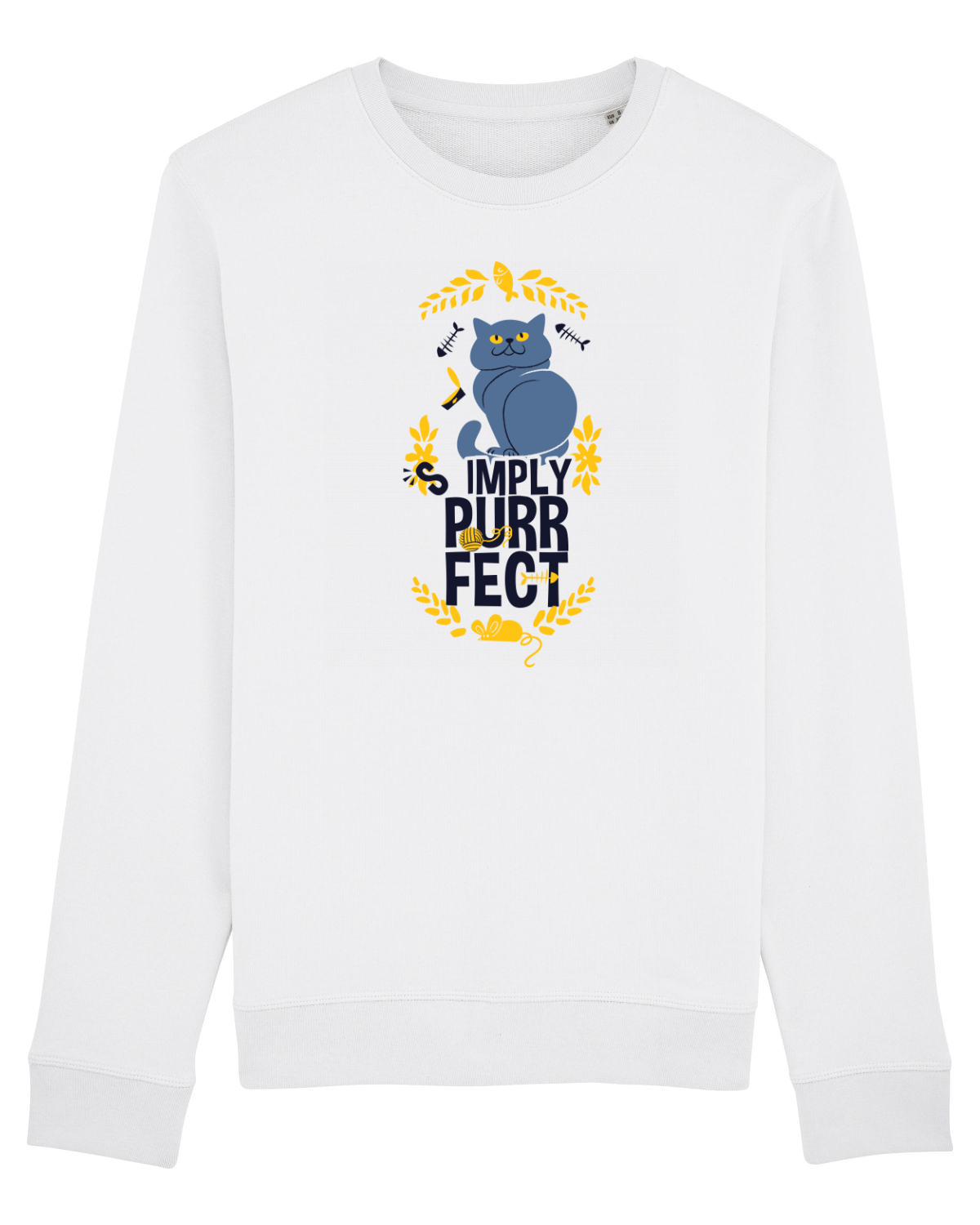 Bluză mânecă lungă Unisex Rise White