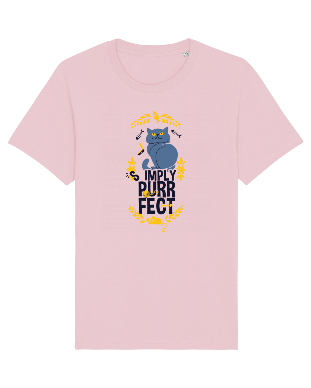 Tricou mânecă scurtă Unisex Rocker Cotton Pink