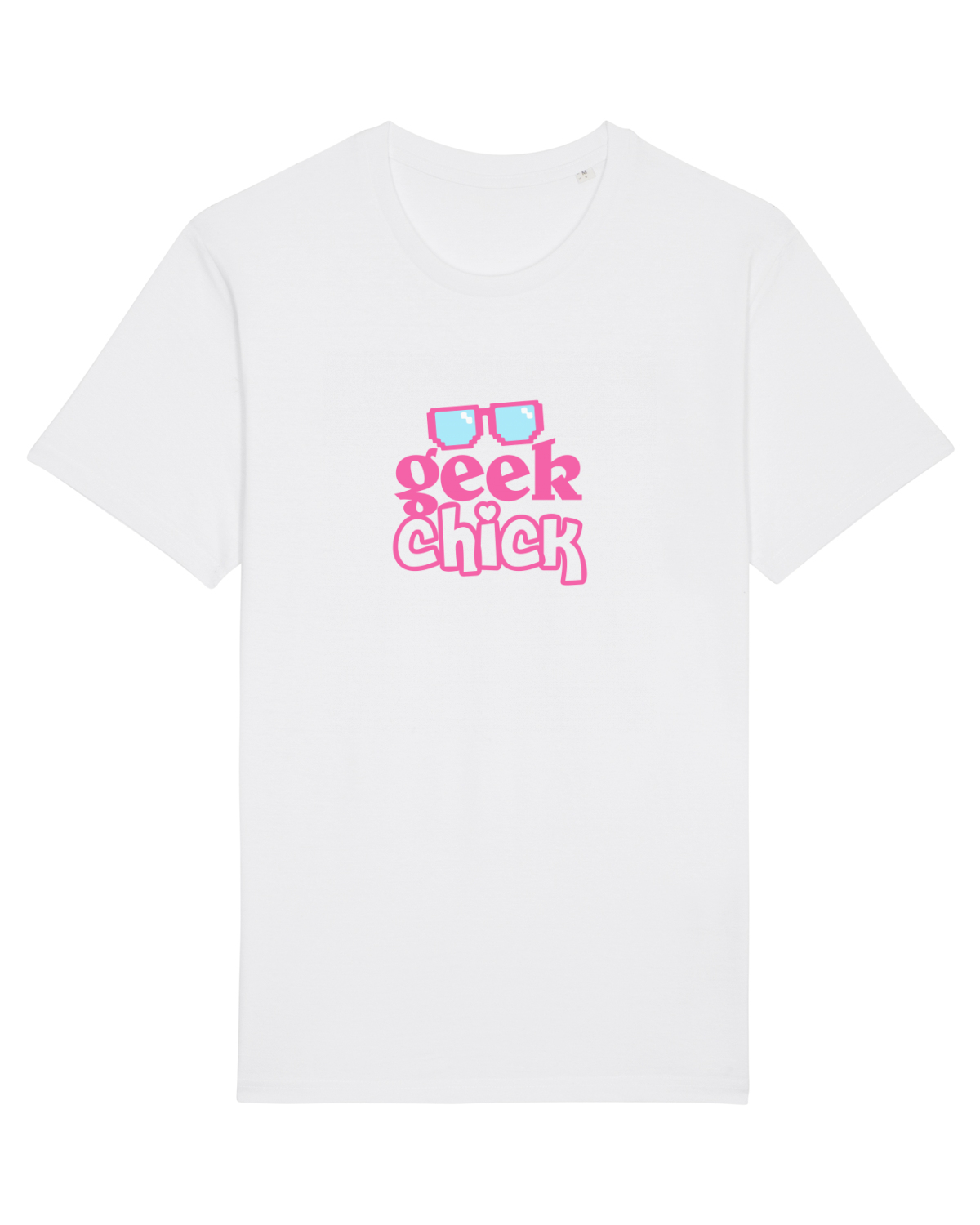 Tricou mânecă scurtă Unisex Rocker White