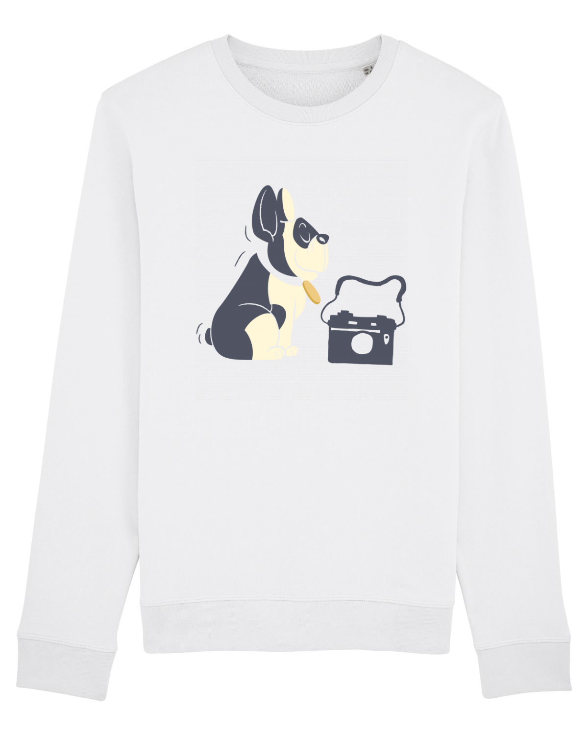 Bluză mânecă lungă Unisex Rise White