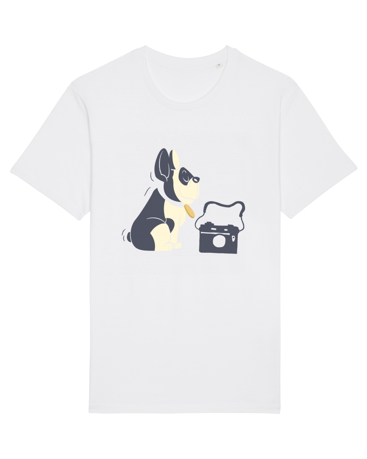 Tricou mânecă scurtă Unisex Rocker White