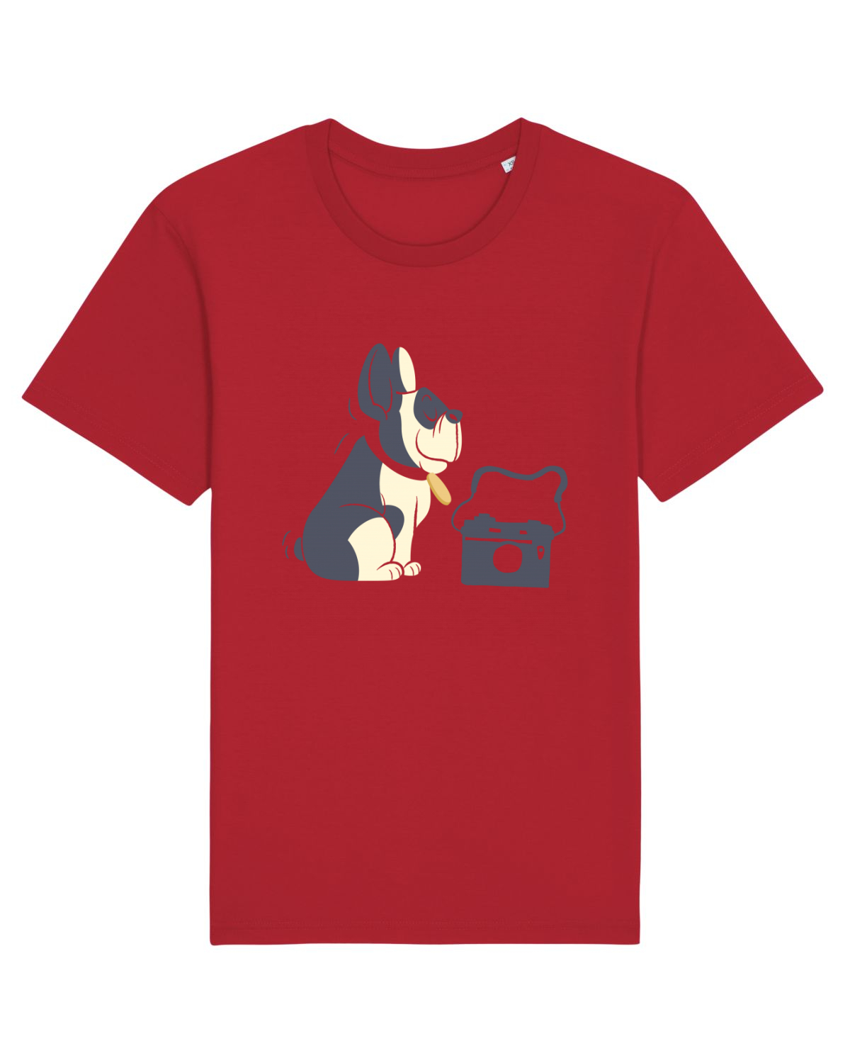 Tricou mânecă scurtă Unisex Rocker Red