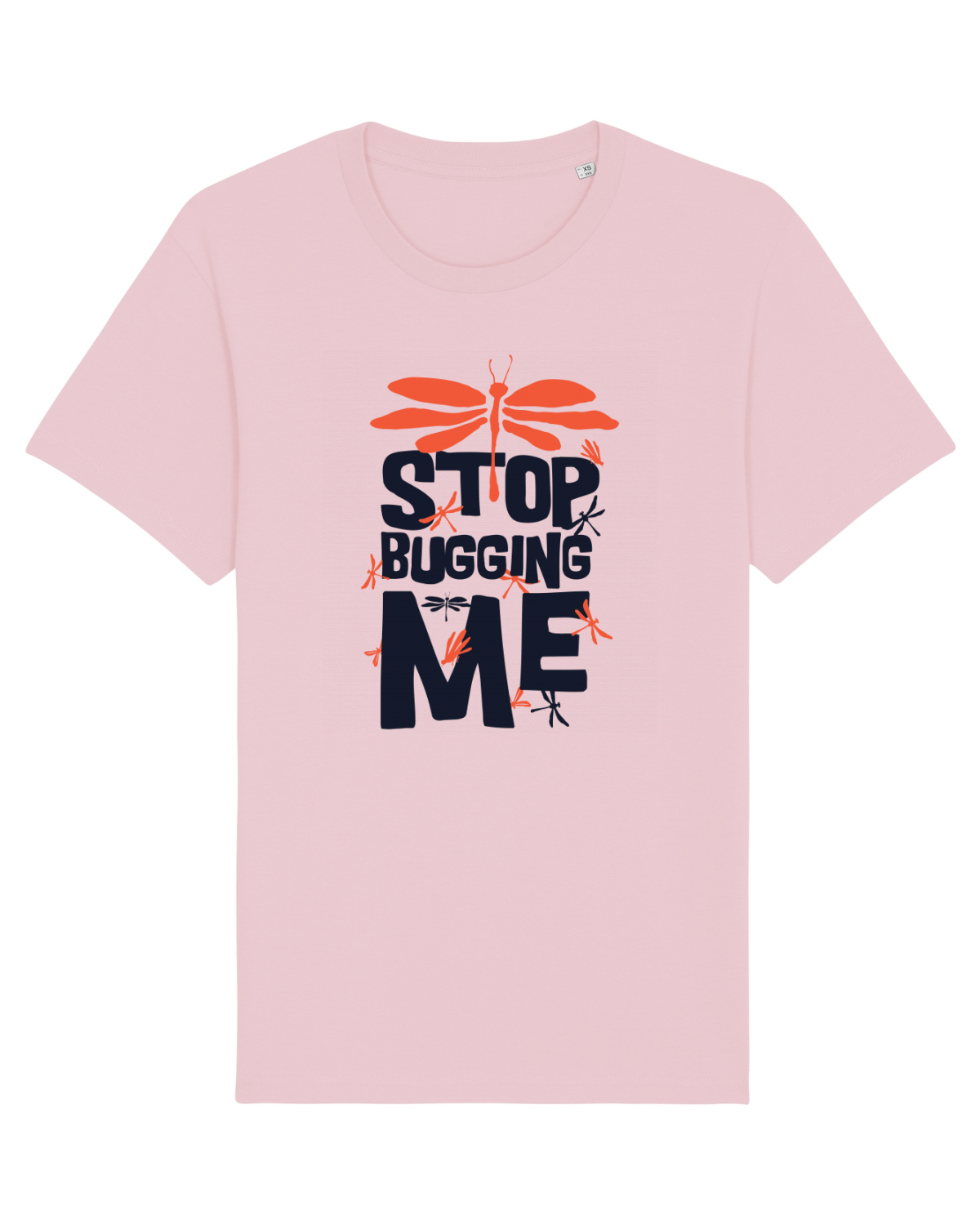 Tricou mânecă scurtă Unisex Rocker Cotton Pink
