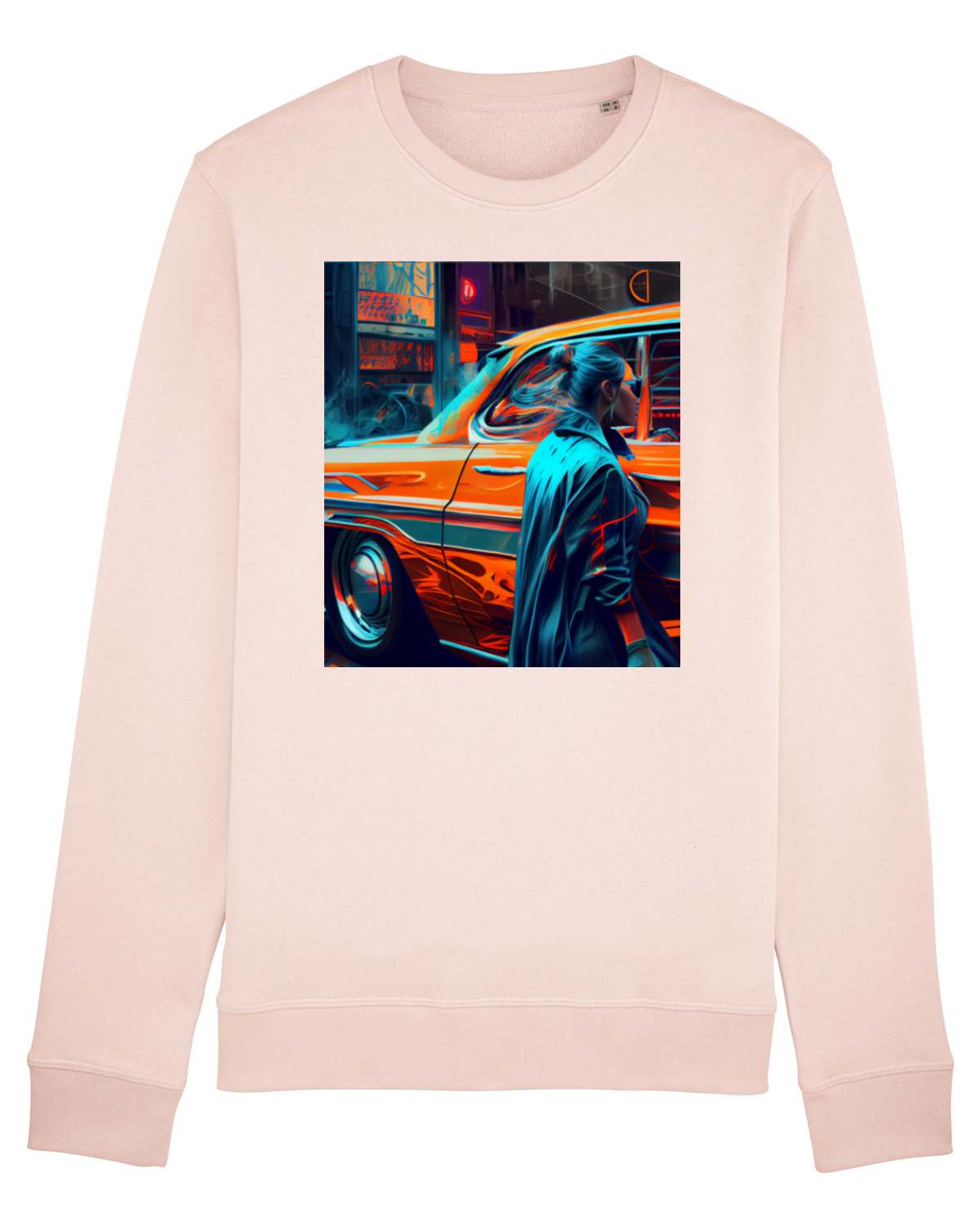 Bluză mânecă lungă Unisex Rise Candy Pink