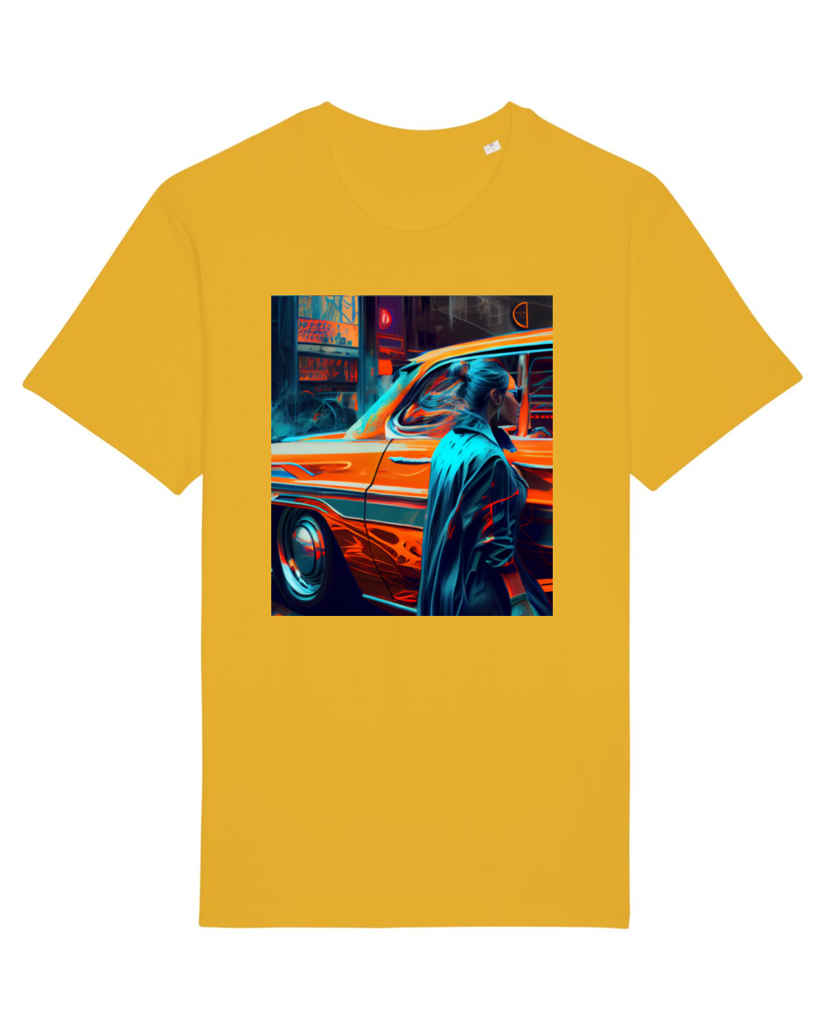 Tricou mânecă scurtă Unisex Rocker Spectra Yellow