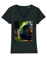 DIGITAL ART 3 Tricou mânecă scurtă guler V Damă Evoker