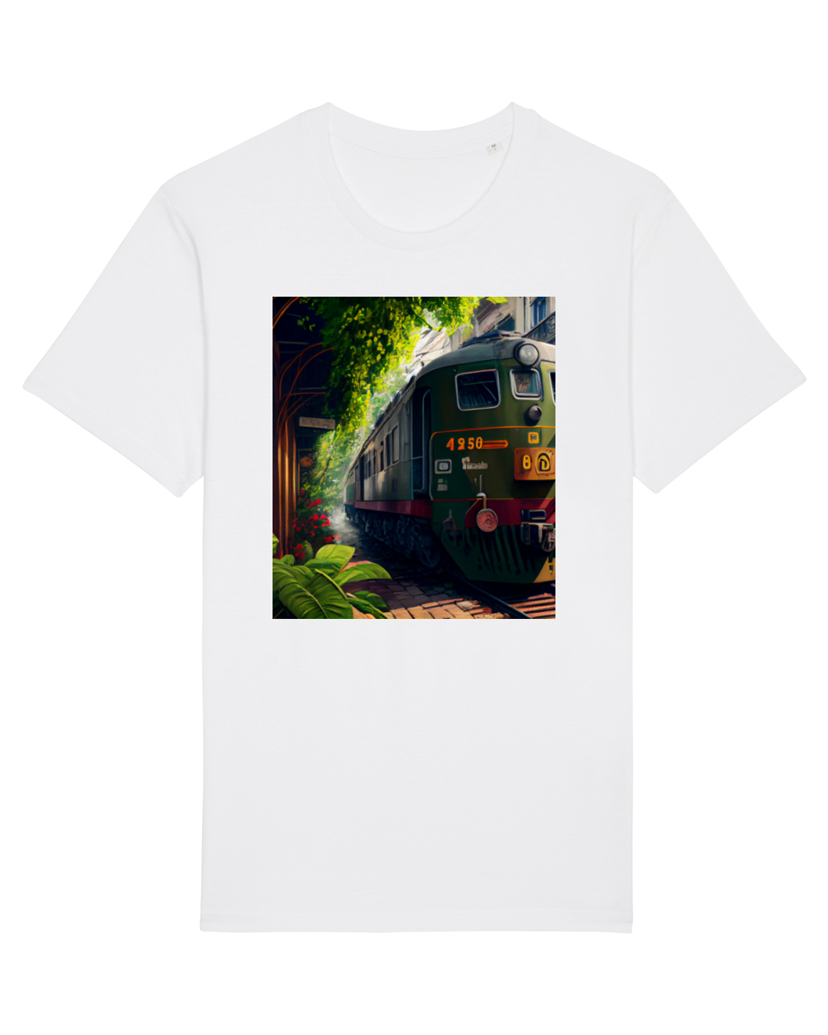 Tricou mânecă scurtă Unisex Rocker White