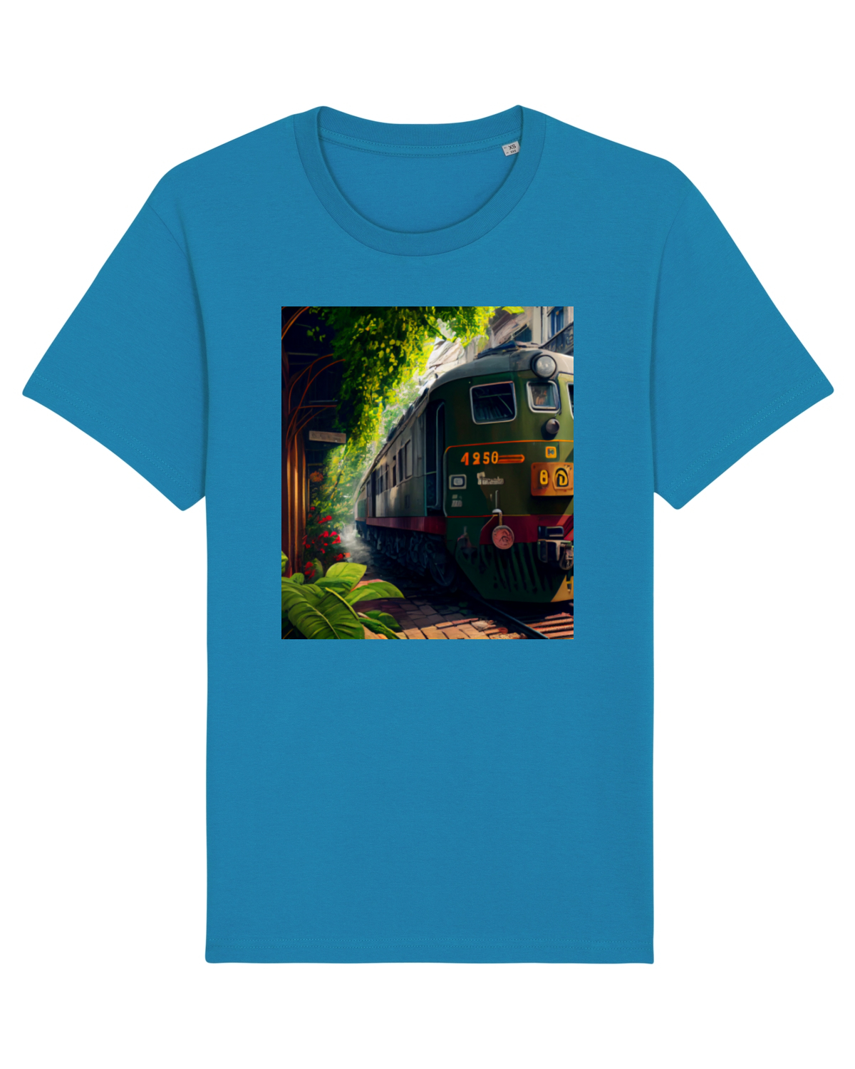 Tricou mânecă scurtă Unisex Rocker Azur
