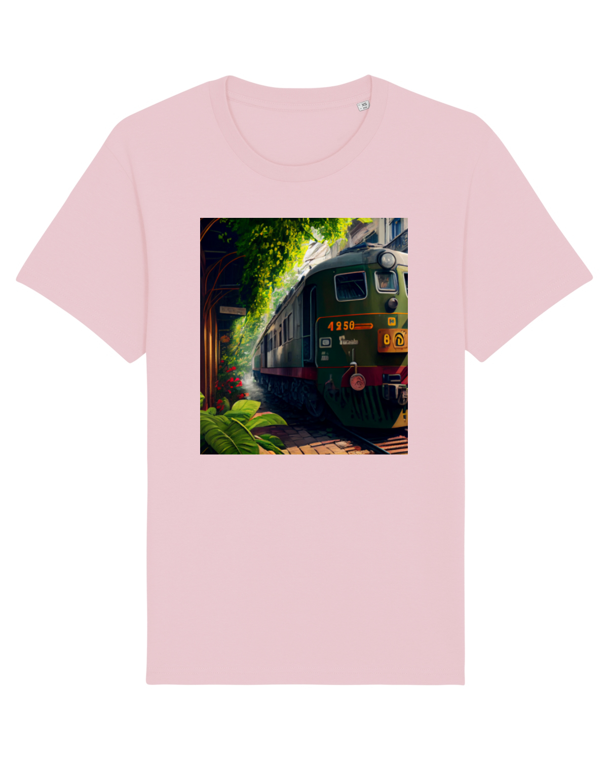 Tricou mânecă scurtă Unisex Rocker Cotton Pink