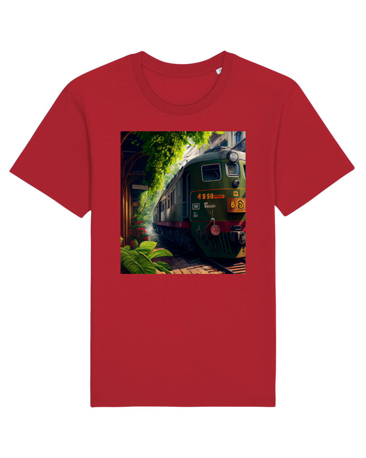 Tricou mânecă scurtă Unisex Rocker Red