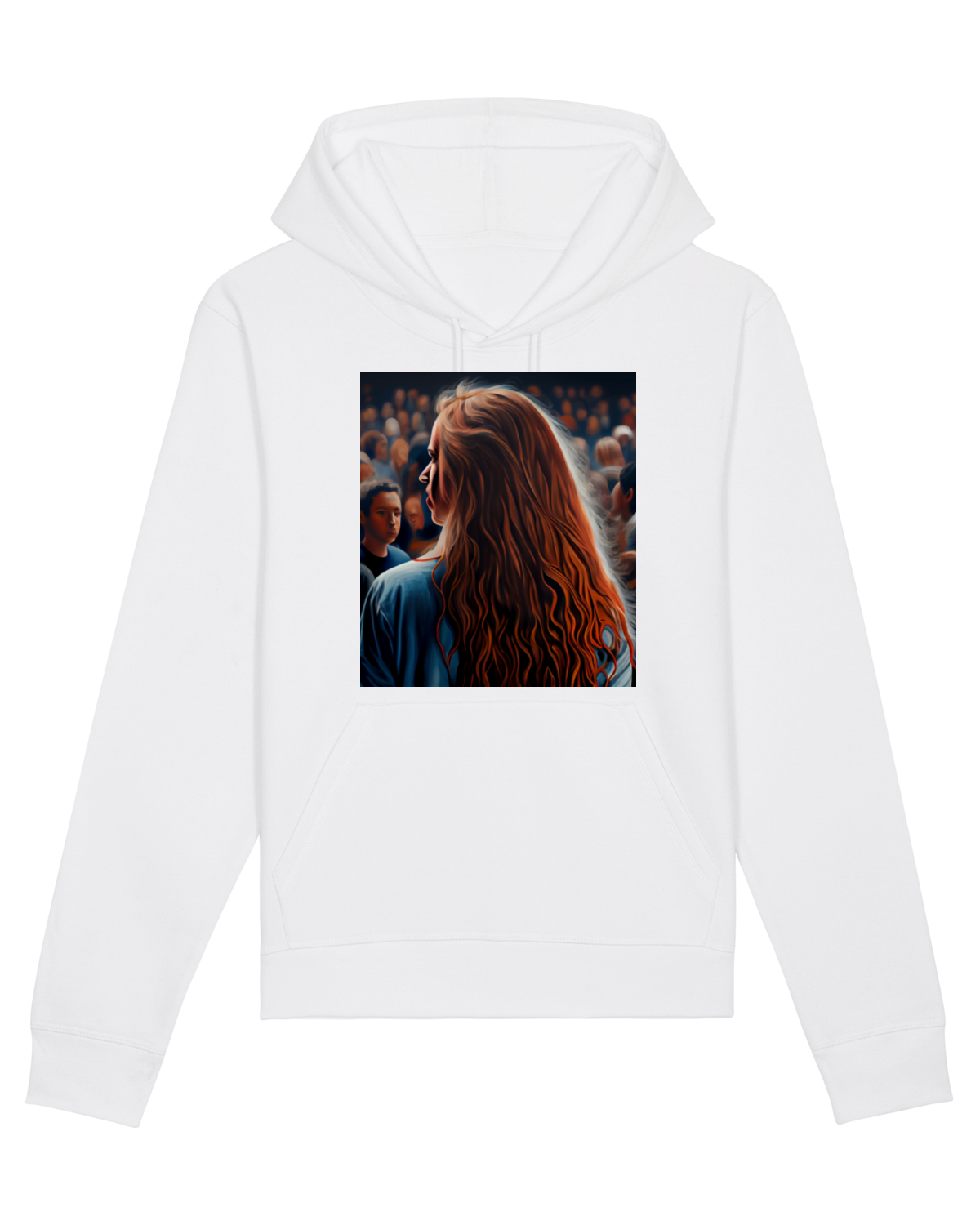 Hanorac Unisex Drummer White