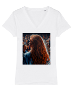 DIGITAL ART 4 Tricou mânecă scurtă guler V Damă Evoker